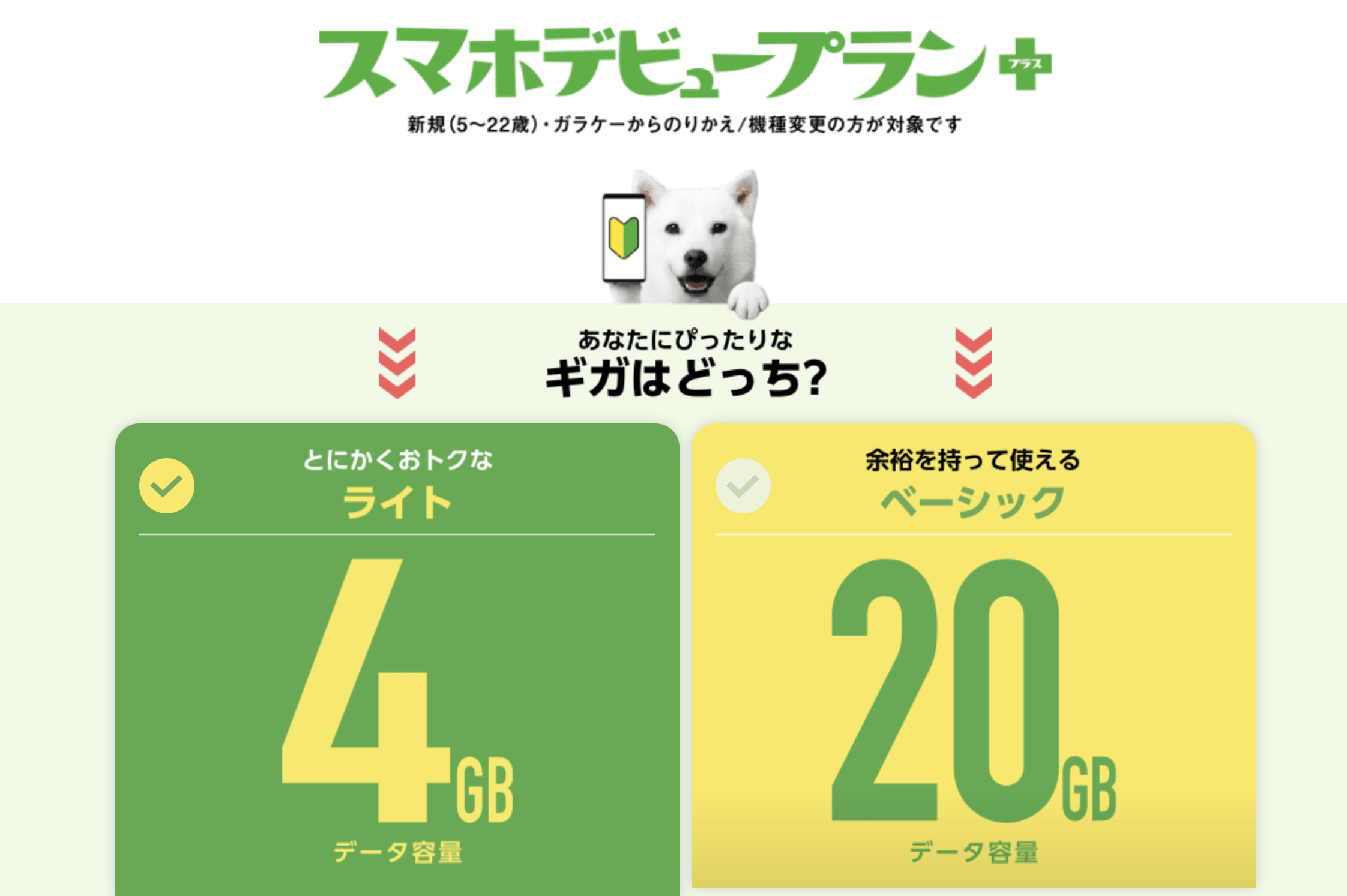 スマホデビュープラン+ 月額1078円 一括1円orキャッシュバックキャンペーン